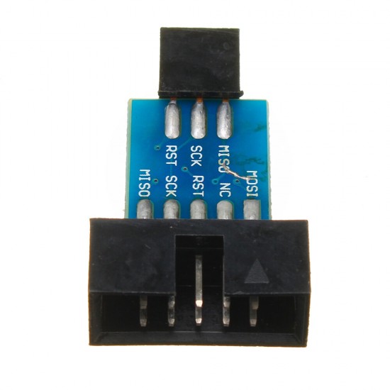 10 Pin To 6 Pin Adapter Board Connector For ISP Interface Converter AVR AVRISP USBASP STK500 Standard