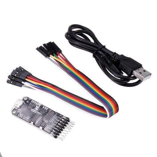 10-in-1 CP2102 USB to TTL Serial Converter Module Multi-function Serial Port Board RS485 RS232 with Cable 0-30V 10-in-1 CP2102 USB to TTL Serial Converter Module Multi-function Serial Port Board RS485 RS232 with Cable 0-30V