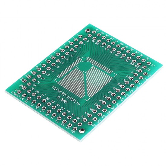 10PCS QFP/TQFP/FQFP/LQFP64 TQFP100 to DIP Adapter PCB 0.8/0.5mm Converter PCB Board DIP Pin Pitch Converter Socket 10PCS QFP/TQFP/FQFP/LQFP64 TQFP100 to DIP Adapter PCB 0.8/0.5mm Converter PCB Board DIP Pin Pitch Converter Socket