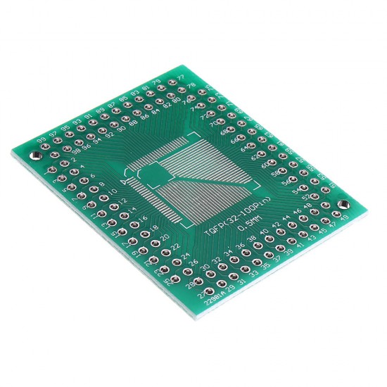 10PCS QFP/TQFP/FQFP/LQFP64 TQFP100 to DIP Adapter PCB 0.8/0.5mm Converter PCB Board DIP Pin Pitch Converter Socket 10PCS QFP/TQFP/FQFP/LQFP64 TQFP100 to DIP Adapter PCB 0.8/0.5mm Converter PCB Board DIP Pin Pitch Converter Socket
