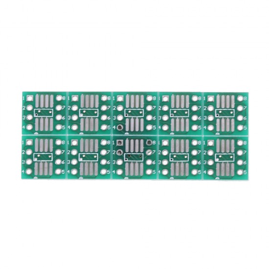 10PCS 0.65mm/1.27mm TSSOP8 SSOP8 SOP8 to DIP8 PCB SOP-8 SOP Transfer Board DIP Pin Board Pitch Adapter