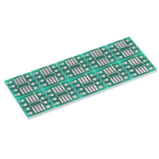 10PCS 0.65mm/1.27mm TSSOP8 SSOP8 SOP8 to DIP8 PCB SOP-8 SOP Transfer Board DIP Pin Board Pitch Adapter