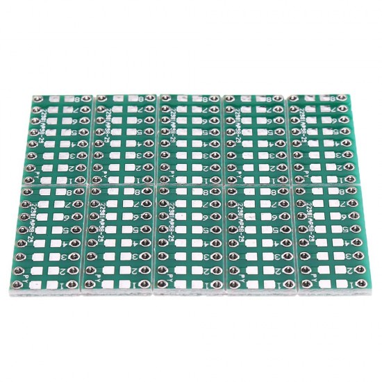 10PCS SMT DIP Adapter Converter 0805 0603 0402 Capacitor Resistor LED Pinboard FR4 PCB Board 2.54mm Pitch SMD SMT Turn To DIP