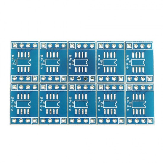 10PCS SOP-8 Adapter Plate SOP to DIP SO8 / SOP8 DIP8 Adapter Plate IC Soket YL-14