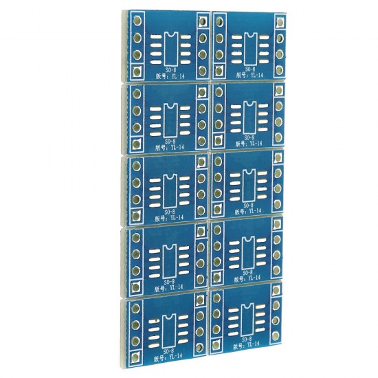 10PCS SOP-8 Adapter Plate SOP to DIP SO8 / SOP8 DIP8 Adapter Plate IC Soket YL-14 10PCS SOP-8 Adapter Plate SOP to DIP SO8 / SOP8 DIP8 Adapter Plate IC Soket YL-14