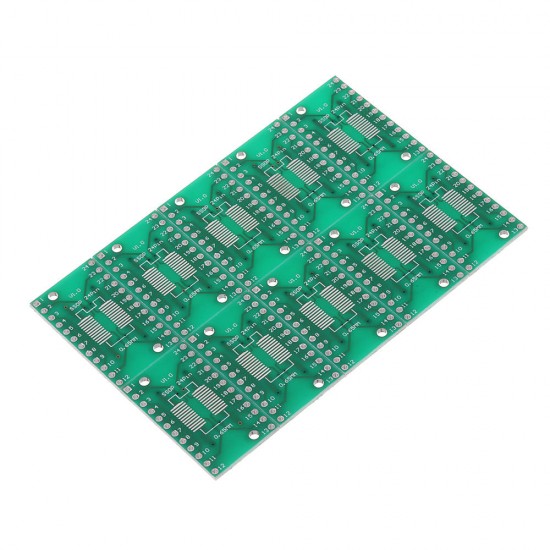 10PCS SOP24 SSOP24 TSSOP24 to DIP24 PCB Pinboard SMD To DIP Adapter 0.65mm/1.27mm to 2.54mm DIP Pin Pitch PCB Board Converter Socket