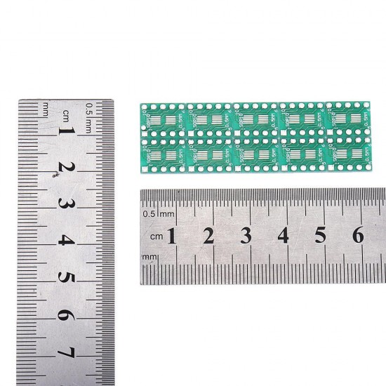 10PCS SOT23 SOP10 MSOP10 Umax SOP23 to DIP10 Pinboard SMD To DIP Adapter Plate 0.5mm/0.95mm to 2.54mm DIP Pin PCB Board Converter