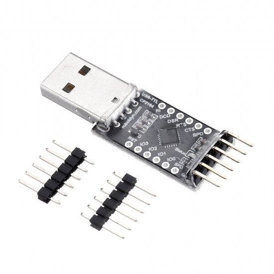 10Pcs CP2104 USB-TTL UART Serial Adapter Microcontroller 5V/3.3V Module Digital I/O USB-A 10Pcs CP2104 USB-TTL UART Serial Adapter Microcontroller 5V/3.3V Module Digital I/O USB-A