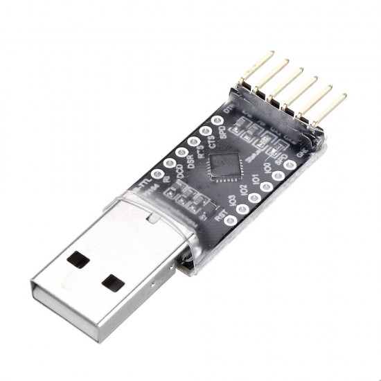 10Pcs CP2104 USB-TTL UART Serial Adapter Microcontroller 5V/3.3V Module Digital I/O USB-A 10Pcs CP2104 USB-TTL UART Serial Adapter Microcontroller 5V/3.3V Module Digital I/O USB-A