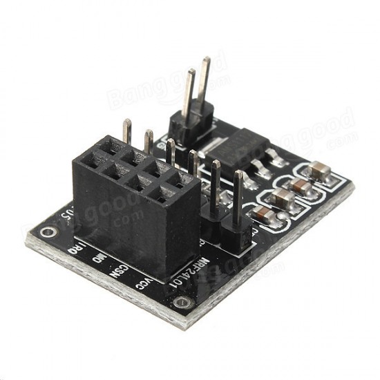 10Pcs Socket Adapter Plate For 8Pin NRF24L01+ Wireless Module 10Pcs Socket Adapter Plate For 8Pin NRF24L01+ Wireless Module