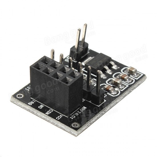 10Pcs Socket Adapter Plate For 8Pin NRF24L01+ Wireless Module