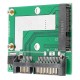 10Pcs mSATA SSD to 2.5 Inch SATA 6.0GPS Adapter Converter Card Module Board Mini Pcie SSD Compatible SATA3.0Gbps/SATA 1.5Gbps