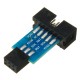 10pcs 10 Pin To 6 Pin Adapter Board Connector ISP Interface Converter AVR AVRISP USBASP STK500 Standard for Arduino