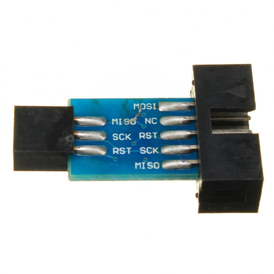 10pcs 10 Pin To 6 Pin Adapter Board Connector ISP Interface Converter AVR AVRISP USBASP STK500 Standard for Arduino