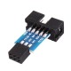10pcs 10 Pin to 6 Pin Adapter Board Converter Module For AVRISP MKII USBASP STK500 for Arduino - products that work with official Arduino boards 10pcs 10 Pin to 6 Pin Adapter Board Converter Module For AVRISP MKII USBASP STK500 for Arduino - products that work with official Arduino boards