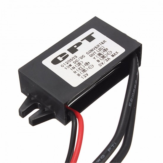 10pcs 3A 15W DC 12V To DC 5V Dual USB Power Charger Adapter Converter Module 10pcs 3A 15W DC 12V To DC 5V Dual USB Power Charger Adapter Converter Module