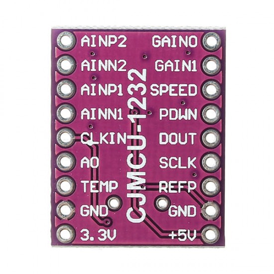 10pcs CJMCU-1232 ADS1232 Analog-to-Digital Converter Board ADS1232IPWR Low Noise