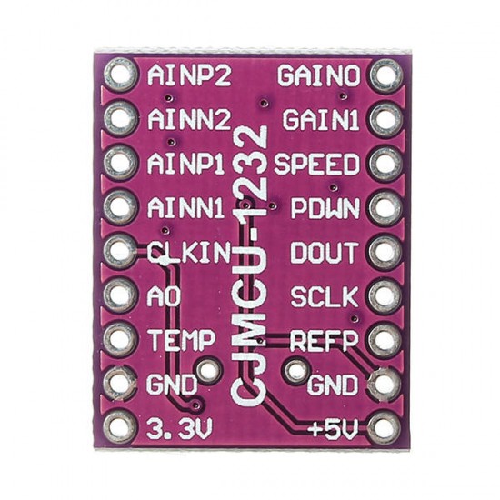 10pcs CJMCU-1232 ADS1232 Analog-to-Digital Converter Board ADS1232IPWR Low Noise 10pcs CJMCU-1232 ADS1232 Analog-to-Digital Converter Board ADS1232IPWR Low Noise