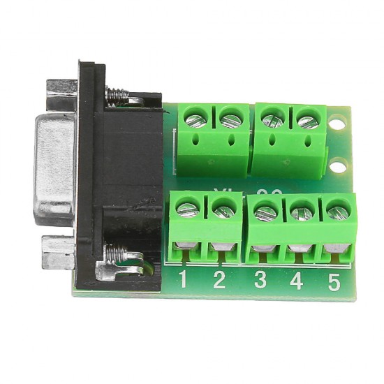 10pcs Female Head RS232 Turn Terminal Serial Port Adapter DB9 Terminal Connector