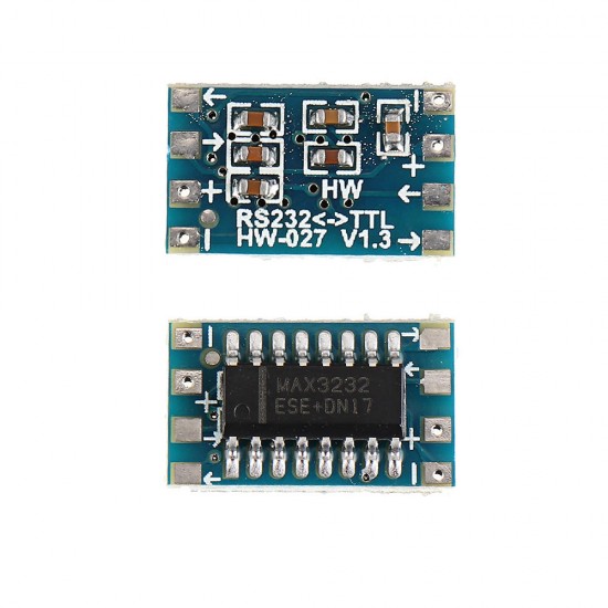 10pcs Mini RS232 to TTL Converter Module Board Adapter MAX3232 120kbps 3-5V Serial Port