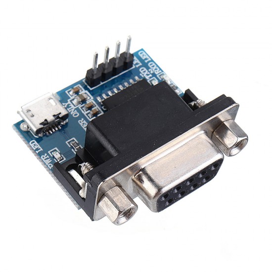 10pcs RS232 to TTL Serial Converter Module DB9 Connector MAX3232 Serial Module With Cable