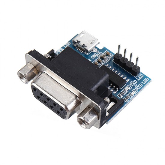 10pcs RS232 to TTL Serial Converter Module DB9 Connector MAX3232 Serial Module With Cable 10pcs RS232 to TTL Serial Converter Module DB9 Connector MAX3232 Serial Module With Cable
