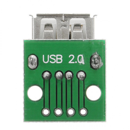 10pcs USB 2.0 Female Head Socket To DIP 2.54mm Pin 4P Adapter Board 10pcs USB 2.0 Female Head Socket To DIP 2.54mm Pin 4P Adapter Board