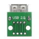 10pcs USB 2.0 Female Head Socket To DIP 2.54mm Pin 4P Adapter Board 10pcs USB 2.0 Female Head Socket To DIP 2.54mm Pin 4P Adapter Board