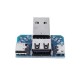 10pcs USB Adapter Board Male to Female Micro Type-C 4P 2.54mm USB4 Module Converter