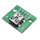 10pcs USB To DIP Female Head Mini-5P Patch To DIP 2.54mm Adapter Board 10pcs USB To DIP Female Head Mini-5P Patch To DIP 2.54mm Adapter Board