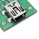 10pcs USB To DIP Female Head Mini-5P Patch To DIP 2.54mm Adapter Board 10pcs USB To DIP Female Head Mini-5P Patch To DIP 2.54mm Adapter Board