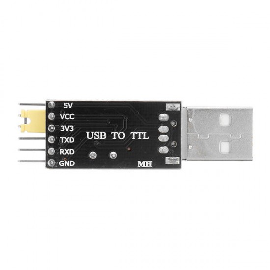 20pcs CH340 3.3V/5.5V USB To TTL Converter Module CH340G STC Download Module Upgrade Small Board Brush Board USB To Serial Port Dual 3.3V And 5V Power Output