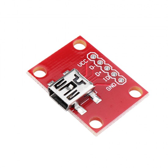 20pcs Mini USB Converter Module Convertsion Board For USB Mini-B Power Extension