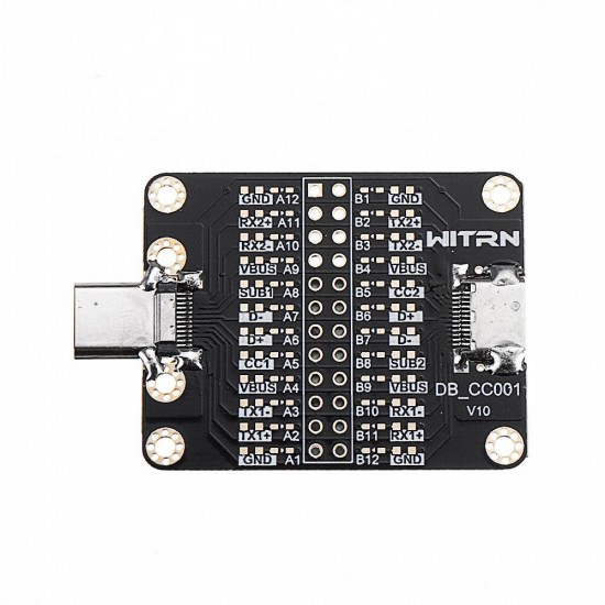 20pcs WITRN-CC001 TYPE-C Male to Female Connector TYPE-C Adapter Board Test Fixture Module 20pcs WITRN-CC001 TYPE-C Male to Female Connector TYPE-C Adapter Board Test Fixture Module