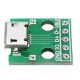 30pcs Micro USB To Dip Female Socket B Type Microphone 5P Patch To Dip 2.54mm Pin With Soldering Adapter Board