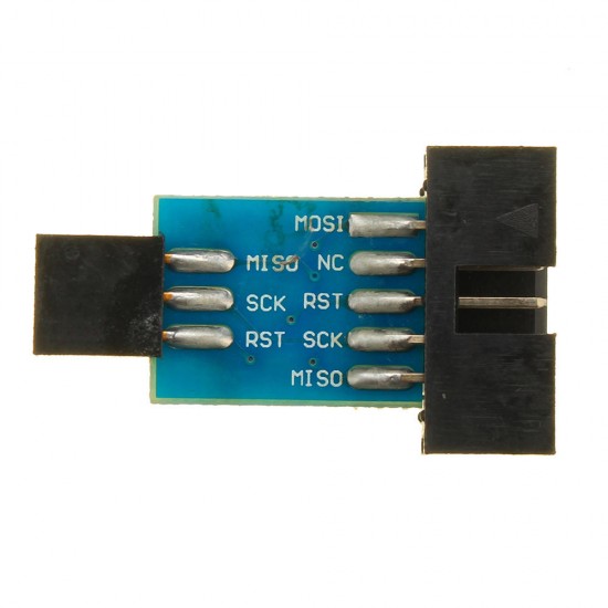 3pcs 10 Pin To 6 Pin Adapter Board Connector ISP Interface Converter AVR AVRISP USBASP STK500 Standard for Arduino - products that work with official Arduino boards 3pcs 10 Pin To 6 Pin Adapter Board Connector ISP Interface Converter AVR AVRISP USBASP STK500 Standard for Arduino - products that work with official Arduino boards