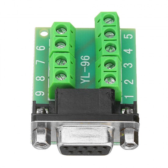 3pcs Female Head RS232 Turn Terminal Serial Port Adapter DB9 Terminal Connector