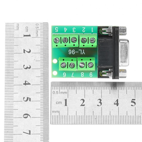 3pcs Female Head RS232 Turn Terminal Serial Port Adapter DB9 Terminal Connector