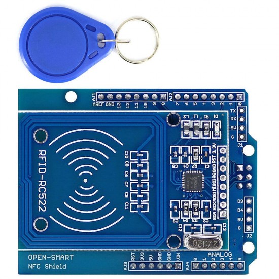 3pcs NFC Shield RFID RC522 Module RF IC Card Sensor + S50 RFID Smart Card for UNO/Mega2560 for Arduino 3pcs NFC Shield RFID RC522 Module RF IC Card Sensor + S50 RFID Smart Card for UNO/Mega2560 for Arduino