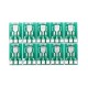 50pcs SOT89/SOT223 to SIP Patch Transfer Adapter Board SIP Pitch 2.54mm PCB Tin Plate