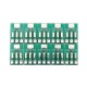 50pcs SOT89/SOT223 to SIP Patch Transfer Adapter Board SIP Pitch 2.54mm PCB Tin Plate