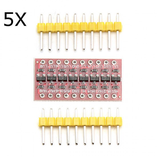 5Pcs 8-Channel Logic Level Translator Converter Bi-Directional Module