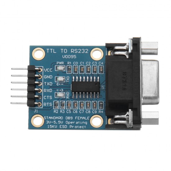 5Pcs RS232 SP3232 Serial Port To TTL RS232 to TTL Serial Module With Brush Line 3V To 5.5V 5Pcs RS232 SP3232 Serial Port To TTL RS232 to TTL Serial Module With Brush Line 3V To 5.5V