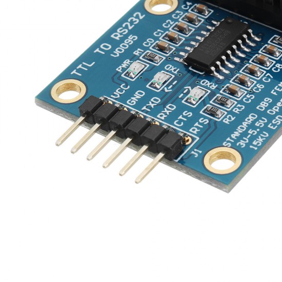 5Pcs RS232 SP3232 Serial Port To TTL RS232 to TTL Serial Module With Brush Line 3V To 5.5V