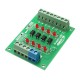 5pcs 12V To 3.3V 4 Channel Optocoupler Isolation Board Isolated Module PLC Signal Level Voltage Converter Board 4Bit