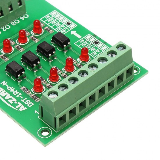 5pcs 12V To 3.3V 4 Channel Optocoupler Isolation Board Isolated Module PLC Signal Level Voltage Converter Board 4Bit 5pcs 12V To 3.3V 4 Channel Optocoupler Isolation Board Isolated Module PLC Signal Level Voltage Converter Board 4Bit