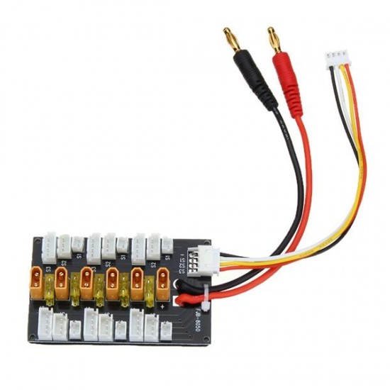 5pcs 1S-3S XT30 LiPo Battery Parallel Charging Adapter Expansion Board With Balanced Cable Plug