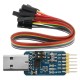 6 In 1 CP2102 USB To TTL 485 232 Converter 3.3V / 5V Compatible Six Multifunction Serial Module 6 In 1 CP2102 USB To TTL 485 232 Converter 3.3V / 5V Compatible Six Multifunction Serial Module