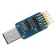6 In 1 CP2102 USB To TTL 485 232 Converter 3.3V / 5V Compatible Six Multifunction Serial Module 6 In 1 CP2102 USB To TTL 485 232 Converter 3.3V / 5V Compatible Six Multifunction Serial Module