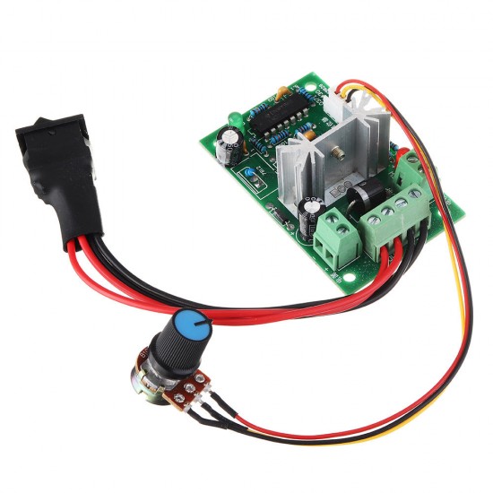 6V 12V 24V PWM DC Motor Governor Electronic Stepless Speed Controller Regulation Brushless Motor Inverter Switch CCW CW